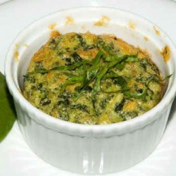 Creamy Spinach Souffle