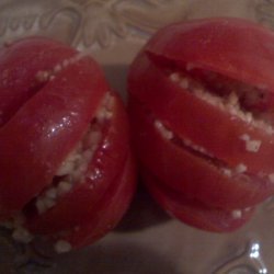 Spicy Garlic Tomatoes