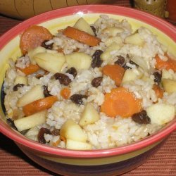 Brown Rice With Fruit And Vegetables