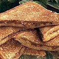 Fried Peanut Butter And Bannan Sandwich