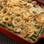 Fontina And Spicy Onion Green Bean Casserole