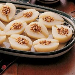 Almond Stuffed Pears