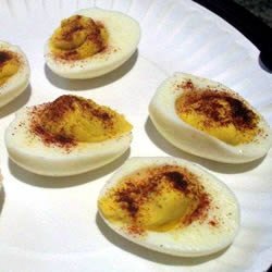 Garlic Deviled Eggs