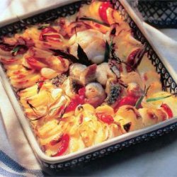 Fish Fillets Baked With Potatoes