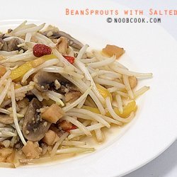 Bean Sprouts With Salted Fish
