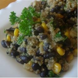 Quinoa With Black Beans Corn And Cilantro