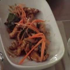 Thai Stir Fried Chicken With Chilies And Holy Basi...
