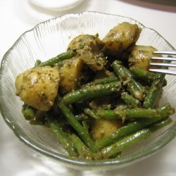 Pesto Potatoes With Haricot Verts