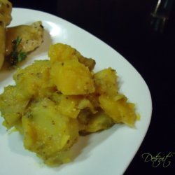Braised Potatoes And Winter Squash