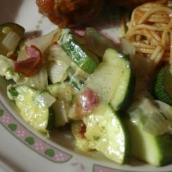 Sauteed Zucchini With Parmesan And Pancetta