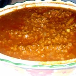 Ethiopian Red  Lentil Dish