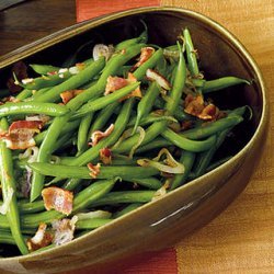 Sweet And Sour Green Beans With Bacon