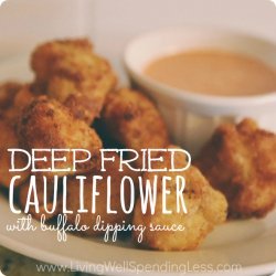 Cauliflower Dipped And Fried