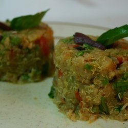 Quinoa 'couscous' With Olives And Spring Vegetable...