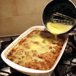 Old-fashioned Bread Pudding With Vanilla Sauce