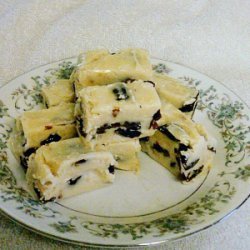Blueberry Cheesecake Fudge