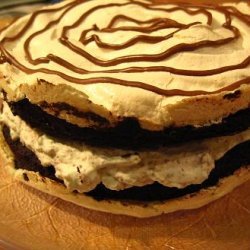 5 Layers Chocolate Meringue Cake