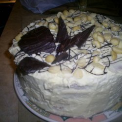 White Chocolate Mousse Sweet Potato Cake
