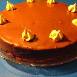 Chocolate Meringue Surprise Cake