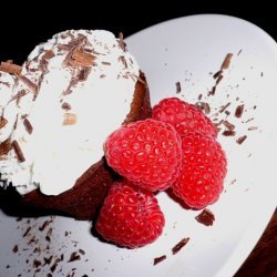 Warm Chocolate Cupcake With Decadent Soft Chocolat...