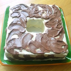 Chocolate Cake With Double Cheese Cream Frosting