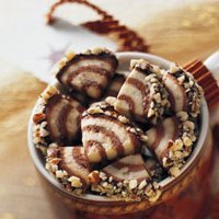 Chocolate Hazelnut Corner Cookies