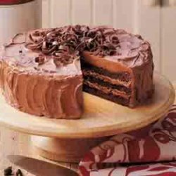 Triple Layer Brownie Cake