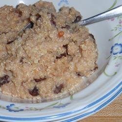 Quinoa Prune Breakfast Porridge