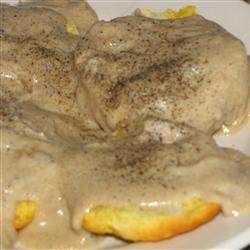 Old Time Kentucky Bacon Milk Gravy for Biscuits