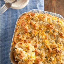 Blue Cheese Bread Pudding