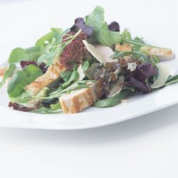 Turkey Cutlet and Parmesan Salad