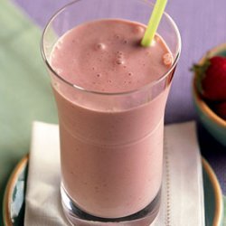 Coconut, Strawberry, and Banana Smoothie