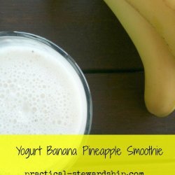 Banana-Pineapple Yogurt Smoothie