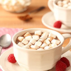 Hot Chocolate with Raspberries
