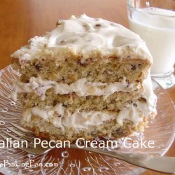 Italian Pecan Cream Cake
