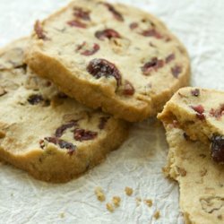 Cranberry Pecan Shortbread Cookies