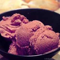 Bilberry Or Wild Blueberry Ice Cream