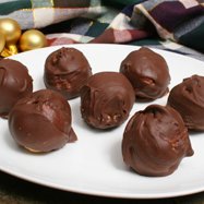 Chocolate-dipped Peanut Butter Balls