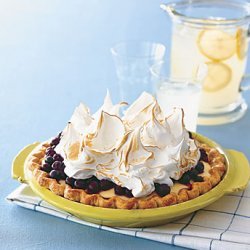 Lemon Meringue And Blueberry Pie