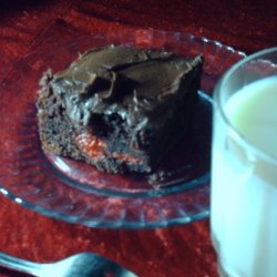 Chocolate Cherry Bomb Cake