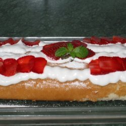 Strawberries On A Roll-strawberry Swiss Roll