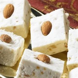 French Vanilla Fudge With Almonds