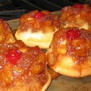 Individual Pineapple Upside-down Cakes