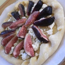 Lemon Crostada With Fresh Figs And Goat Cheese