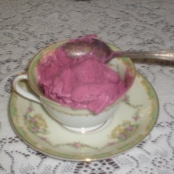 Blueberry-sour Cream Ice Cream