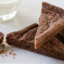 Chocolate Shortbread With Dipping Sauce