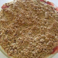 Pistachio Topping With Cherry Pie