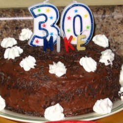Party Size One Bowl Chocolate Cake