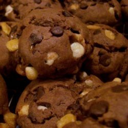 Triple Chip Nutella Cookies