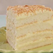 Bobby Flays Throwdowns Toasted Coconut Cake With C...